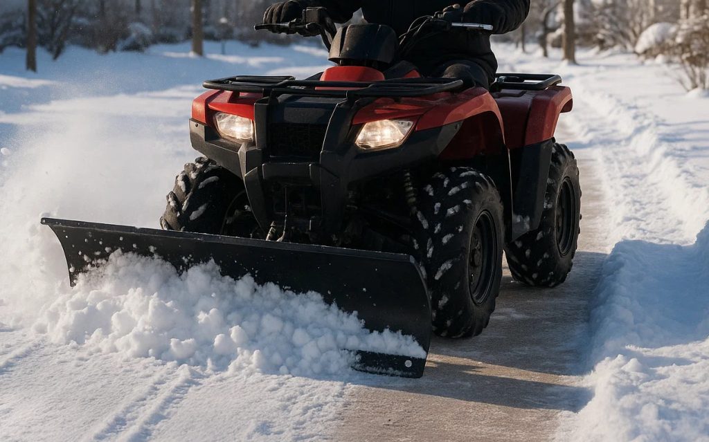 atv snow clearing